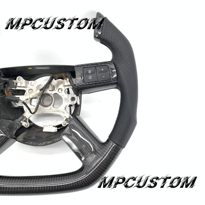 Mpcustom for Dodge 2006 carbon fiber steering wheel f1 shape