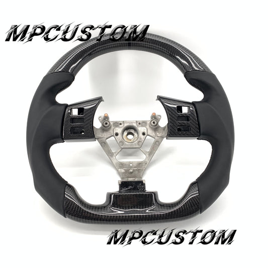 Mpcustom for Nissan 350z 2002-2009 carbon fiber steering wheel gloss and smooth