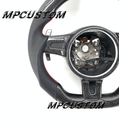 Mpcustom for Porsche Cayenne S GTS 2010 carbon fiber steering wheel round top
