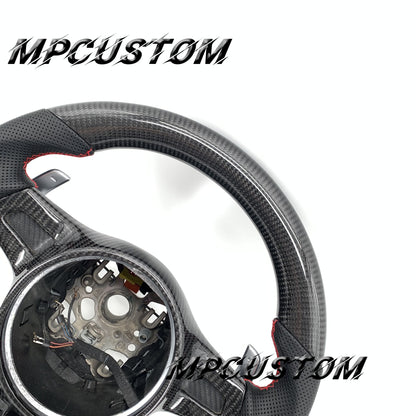 Mpcustom for Porsche Cayenne S GTS 2010 carbon fiber steering wheel round top