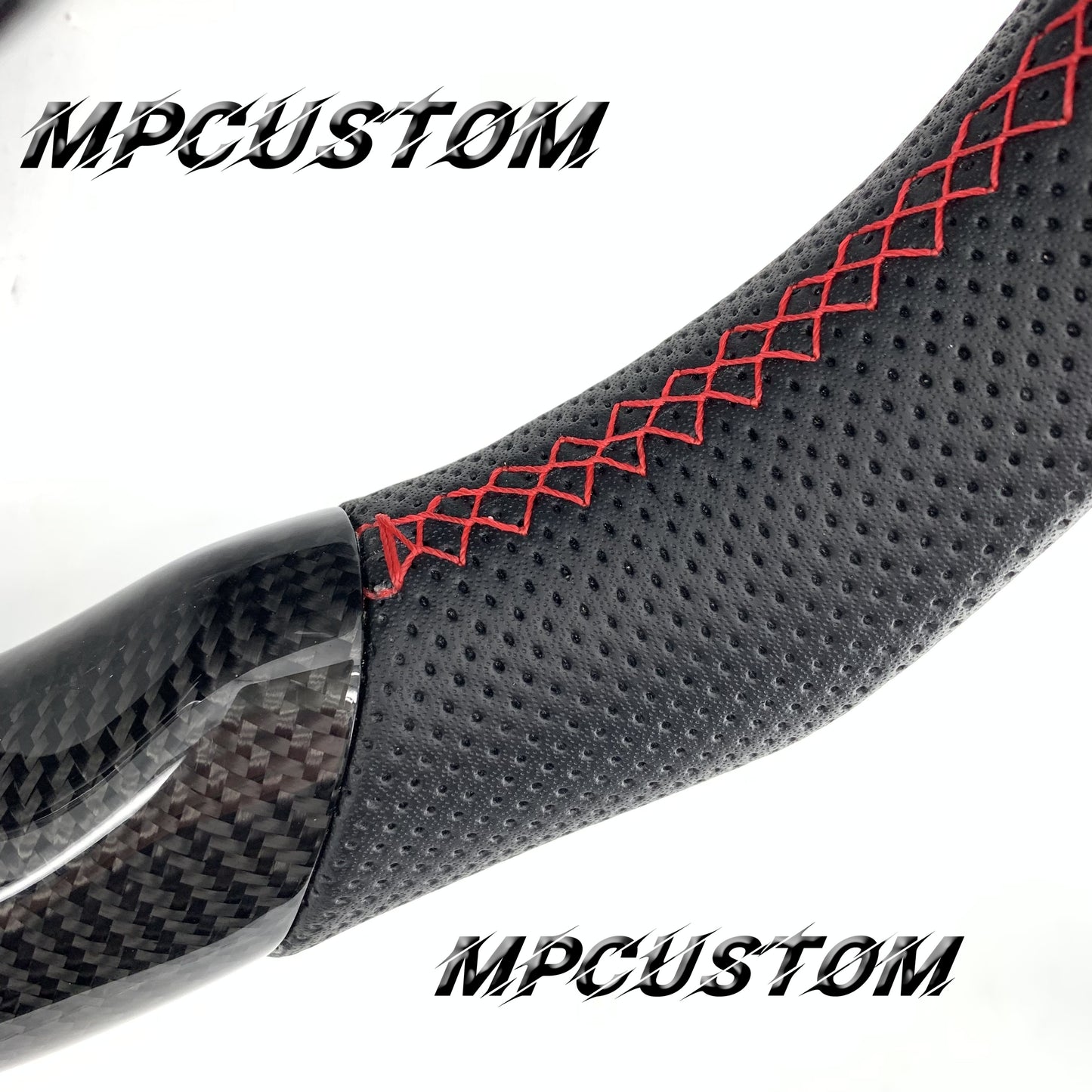 Mpcustom for Porsche Cayenne S GTS 2010 carbon fiber steering wheel gloss