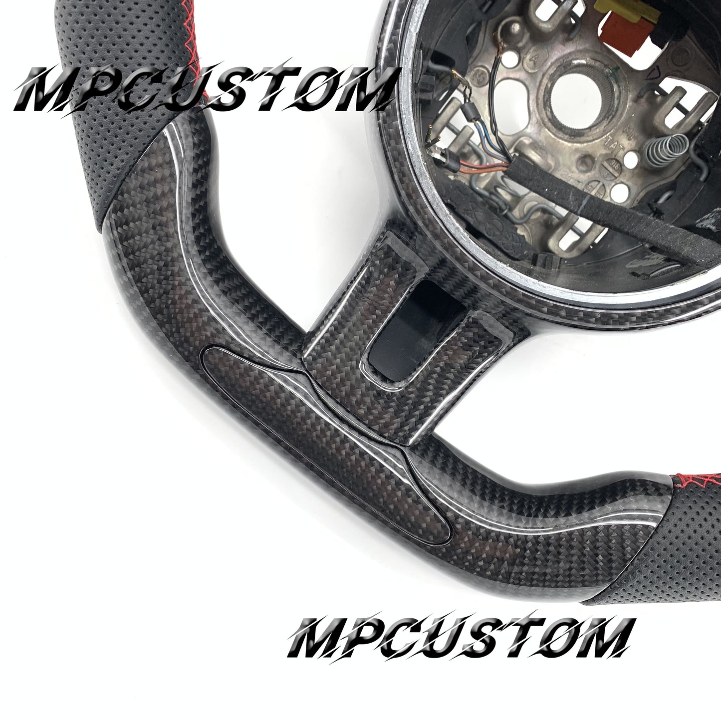 Mpcustom for Porsche Cayenne S GTS 2010 carbon fiber steering wheel gloss