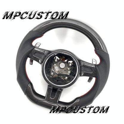 Mpcustom for Porsche Cayenne S GTS 2010 carbon fiber steering wheel gloss