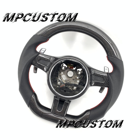 Mpcustom for Porsche Cayenne S GTS 2010 carbon fiber steering wheel gloss