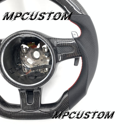 Mpcustom for Porsche Cayenne S GTS 2010 carbon fiber steering wheel gloss