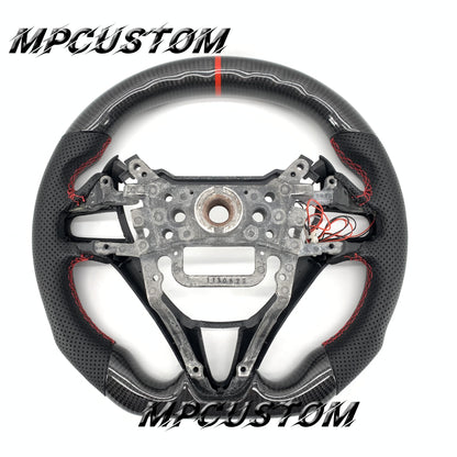 Mpcustom for Honda 8th Gen Civic 2009-2013 carbon fiber steering wheel gloss