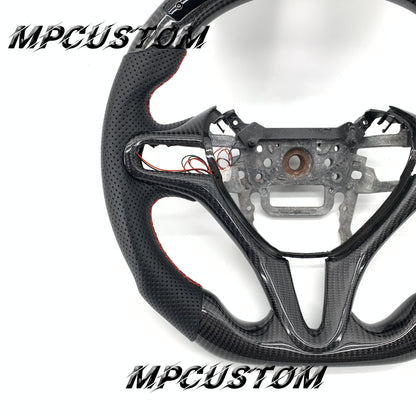 Mpcustom for Honda 8th Gen Civic 2009-2013 carbon fiber steering wheel gloss