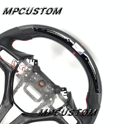 Mpcustom for Honda 8th Gen Civic 2009-2013 carbon fiber steering wheel led
