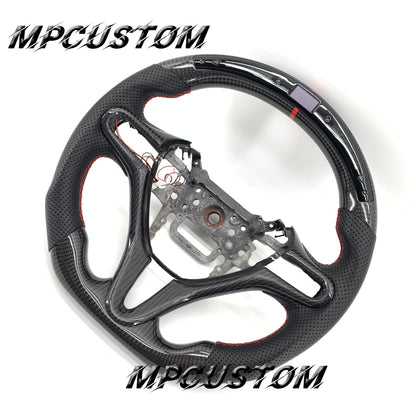 Mpcustom for Honda 8th Gen Civic 2009-2013 carbon fiber steering wheel gloss