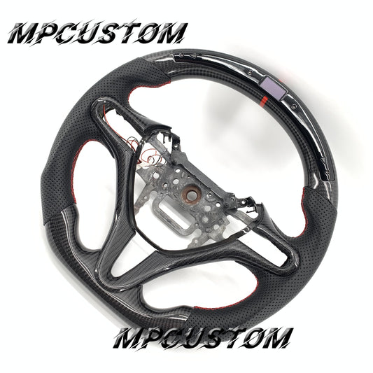 Mpcustom for Honda 8th Gen Civic 2009-2013 carbon fiber steering wheel gloss