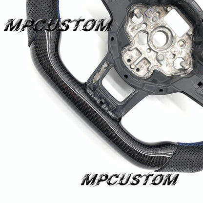 Mpcustom for Volkswagen MK7 2015-2019 carbon fiber steering wheel gloss
