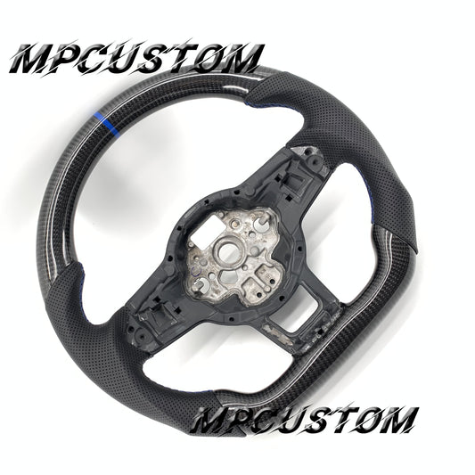 Mpcustom for Volkswagen MK7 2015-2019 carbon fiber steering wheel gloss
