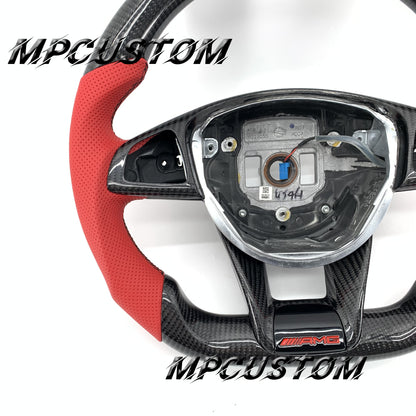 Mpcustom for Mercedes Benz 808AMG /W205 AMG carbon fiber steering wheel gloss