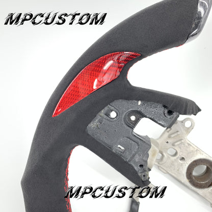 Mpcustom for Honda 10th Gen Civic 2016+ carbon fiber steering wheel F1 shape and flat bottom