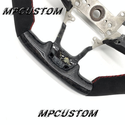 Mpcustom for Honda 10th Gen Civic 2016+ carbon fiber steering wheel F1 shape