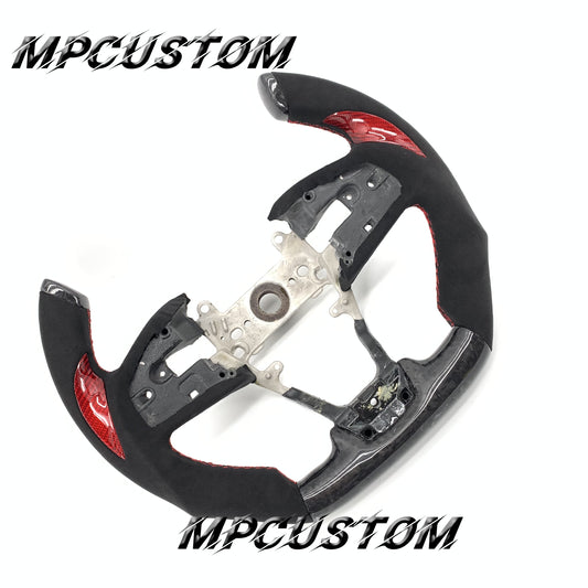 Mpcustom for Honda 10th Gen Civic 2016+ carbon fiber steering wheel F1 shape