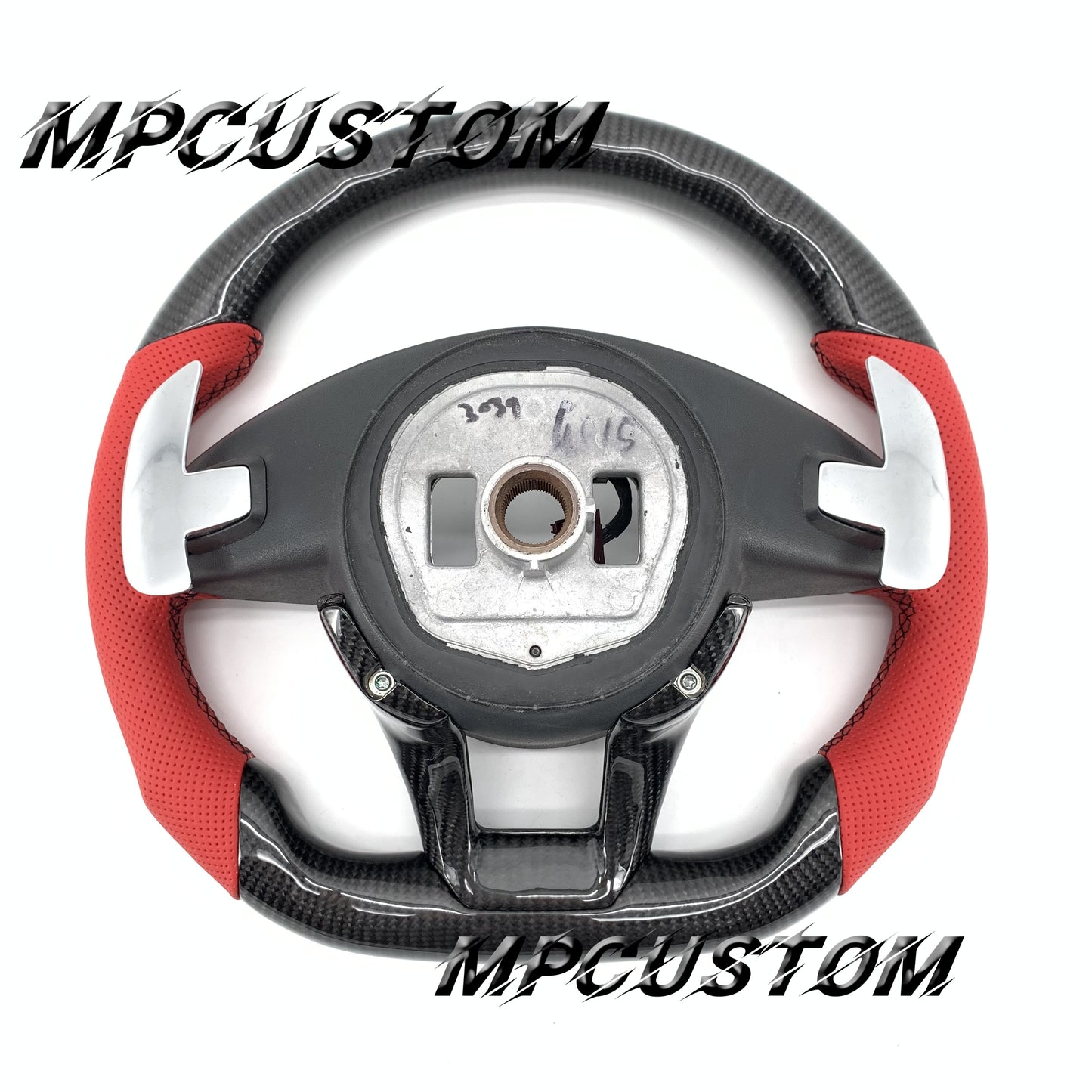 Mpcustom for Mercedes Benz 808AMG /W205 AMG carbon fiber steering wheel perforated leather and gloss