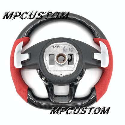 Mpcustom for Mercedes Benz 808AMG /W205 AMG carbon fiber steering wheel perforated leather and gloss