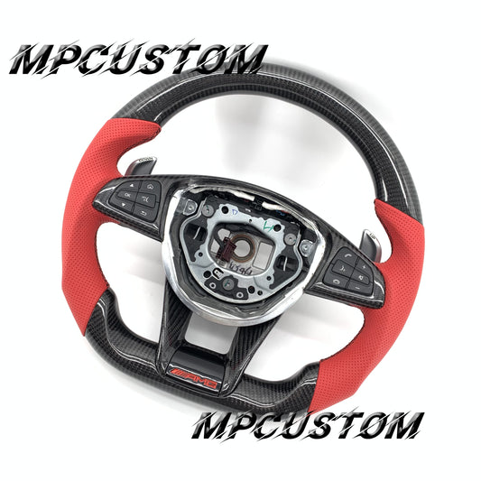 Mpcustom for Mercedes Benz 808AMG /W205 AMG carbon fiber steering wheel