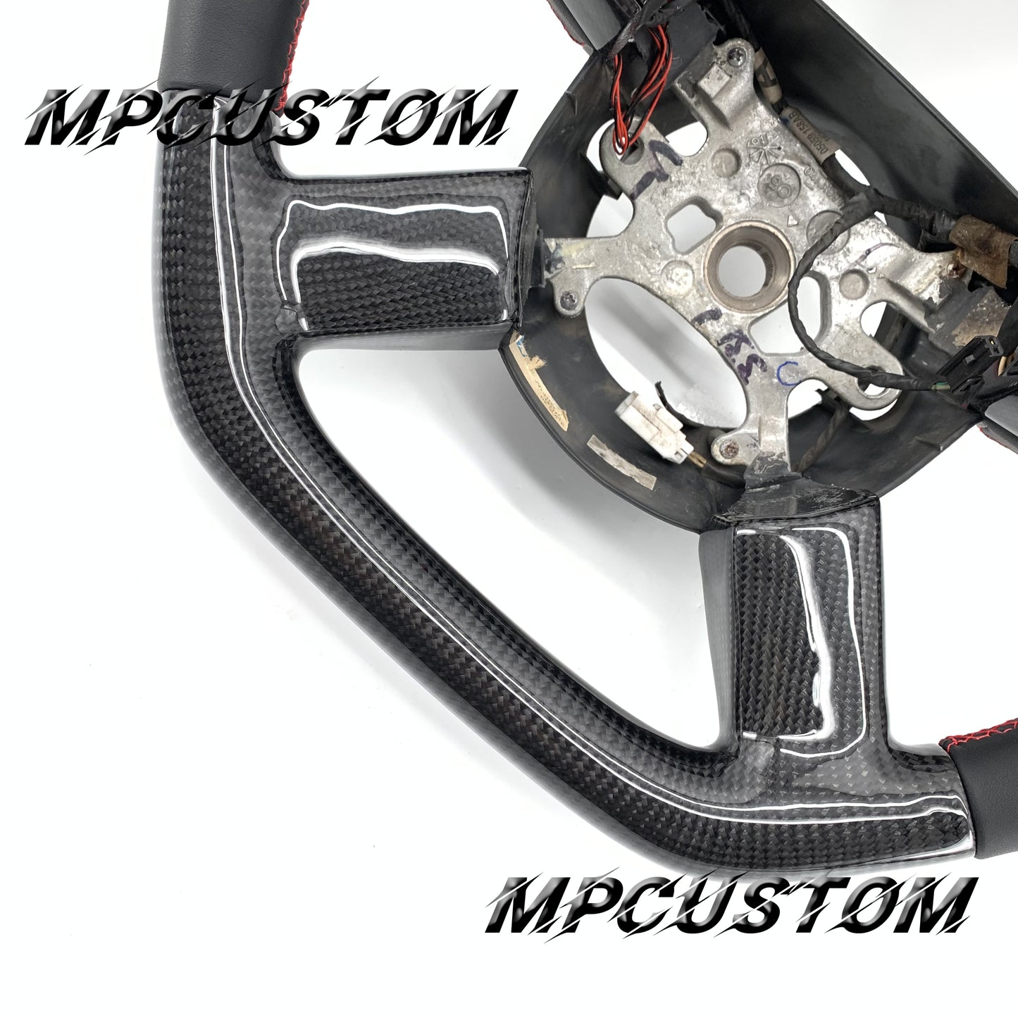 Mpcustom for Dodge 2006 carbon fiber steering wheel round top