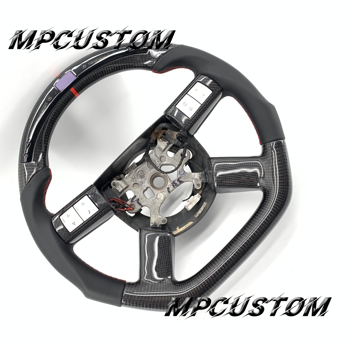 Mpcustom for Dodge 2006 carbon fiber steering wheel led