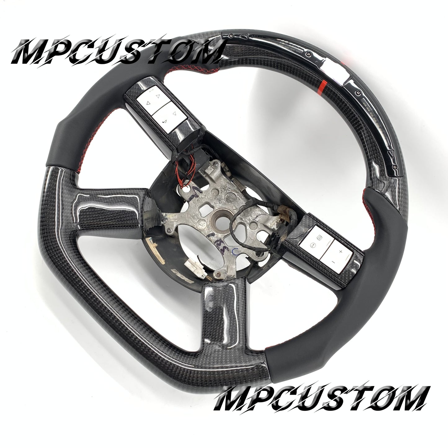 Mpcustom for Dodge 2006 carbon fiber steering wheel smooth