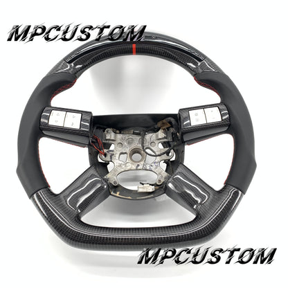 Mpcustom for Dodge 2006 carbon fiber steering wheel round top