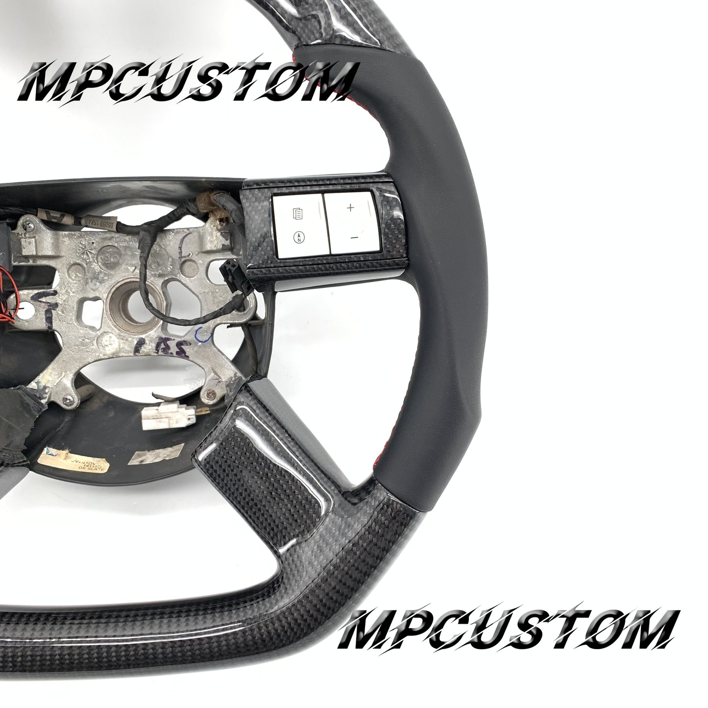 Mpcustom for Dodge 2006 carbon fiber steering wheel smooth