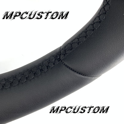 Mpcustom for Tesla new model S carbon fiber steering wheel flat bottom