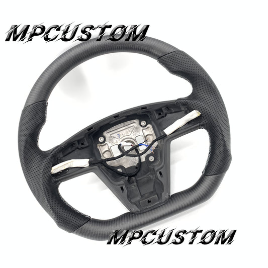 Mpcustom for Tesla new model S carbon fiber steering wheel matte