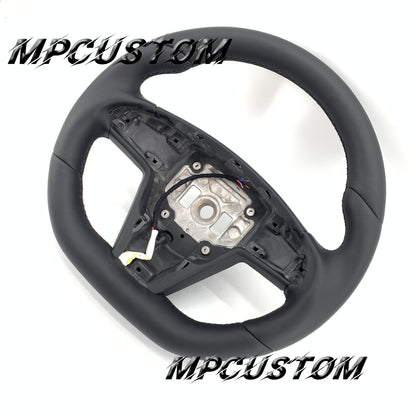 Mpcustom for Tesla new model S carbon fiber steering wheel flat bottom