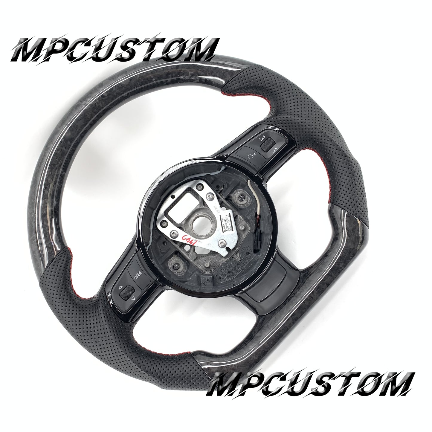 Mpcustom for Audi R8 2008-2015 carbon fiber steering wheel round top