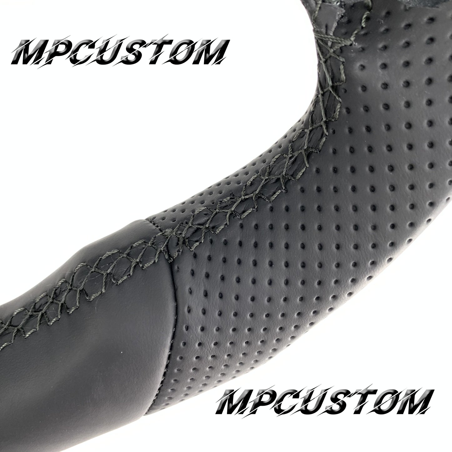 Mpcustom for Dodge SRT Challenger 2015-2021 carbon fiber steering wheel black stitching