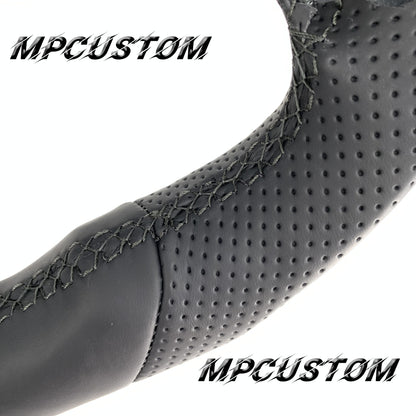 Mpcustom for Dodge SRT Challenger 2015-2021 carbon fiber steering wheel black stitching