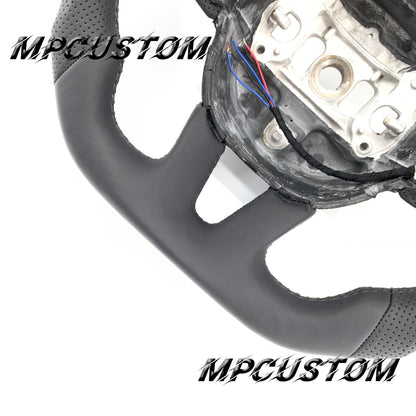 Mpcustom for Dodge SRT Challenger 2015-2021 carbon fiber steering wheel black stitching
