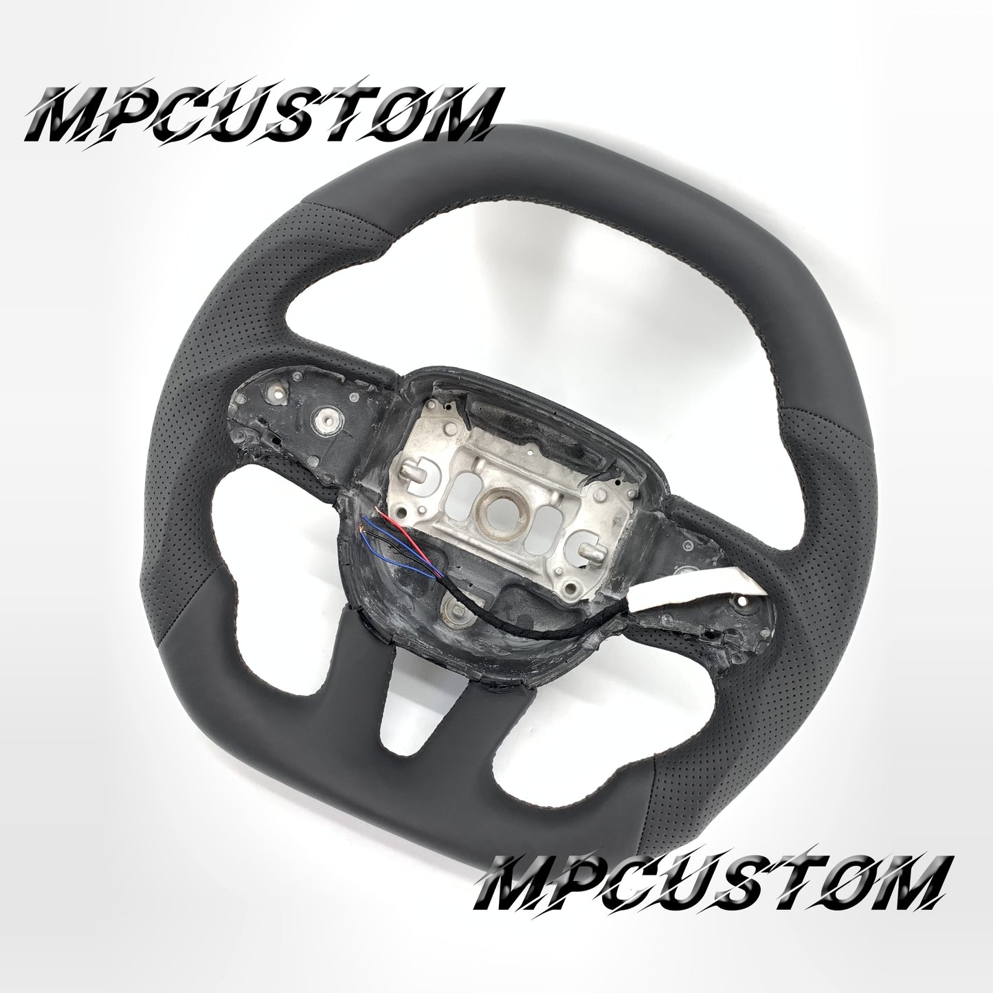 Mpcustom for Dodge SRT Challenger 2015-2021 carbon fiber steering wheel falt bottom