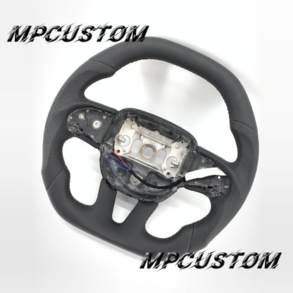 Mpcustom for Dodge SRT Challenger 2015-2021 carbon fiber steering wheel falt bottom