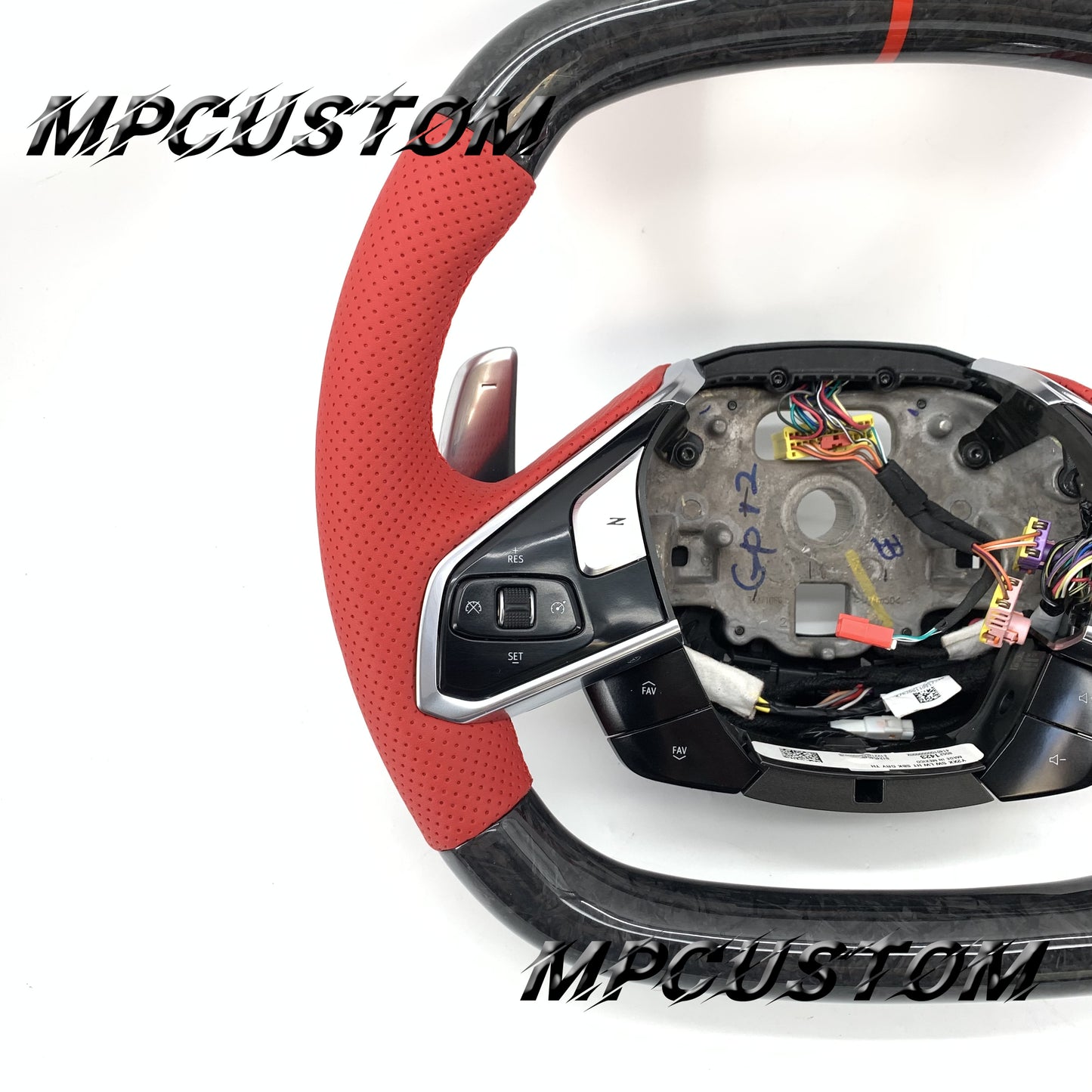 Mpcustom for Chevrolet Corvette C8 2020+ carbon fiber steering wheel