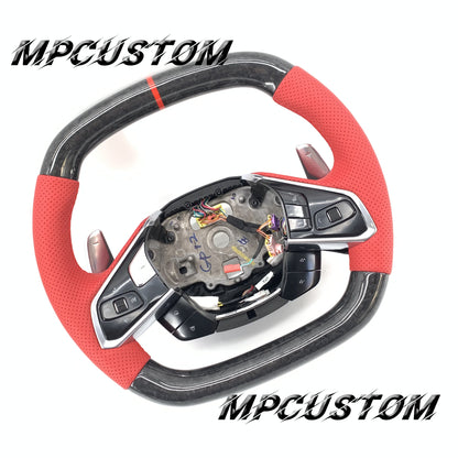 Mpcustom for Chevrolet Corvette C8 2020+ carbon fiber steering wheel