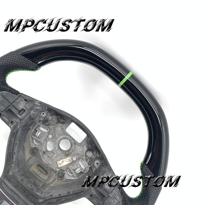 Mpcustom for Volkswagen MK6 carbon fiber steering wheel flat top