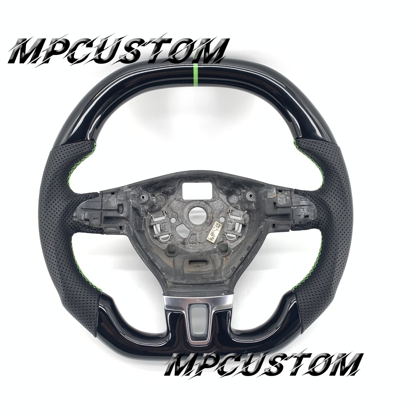 Mpcustom for Volkswagen MK6 carbon fiber steering wheel flat top