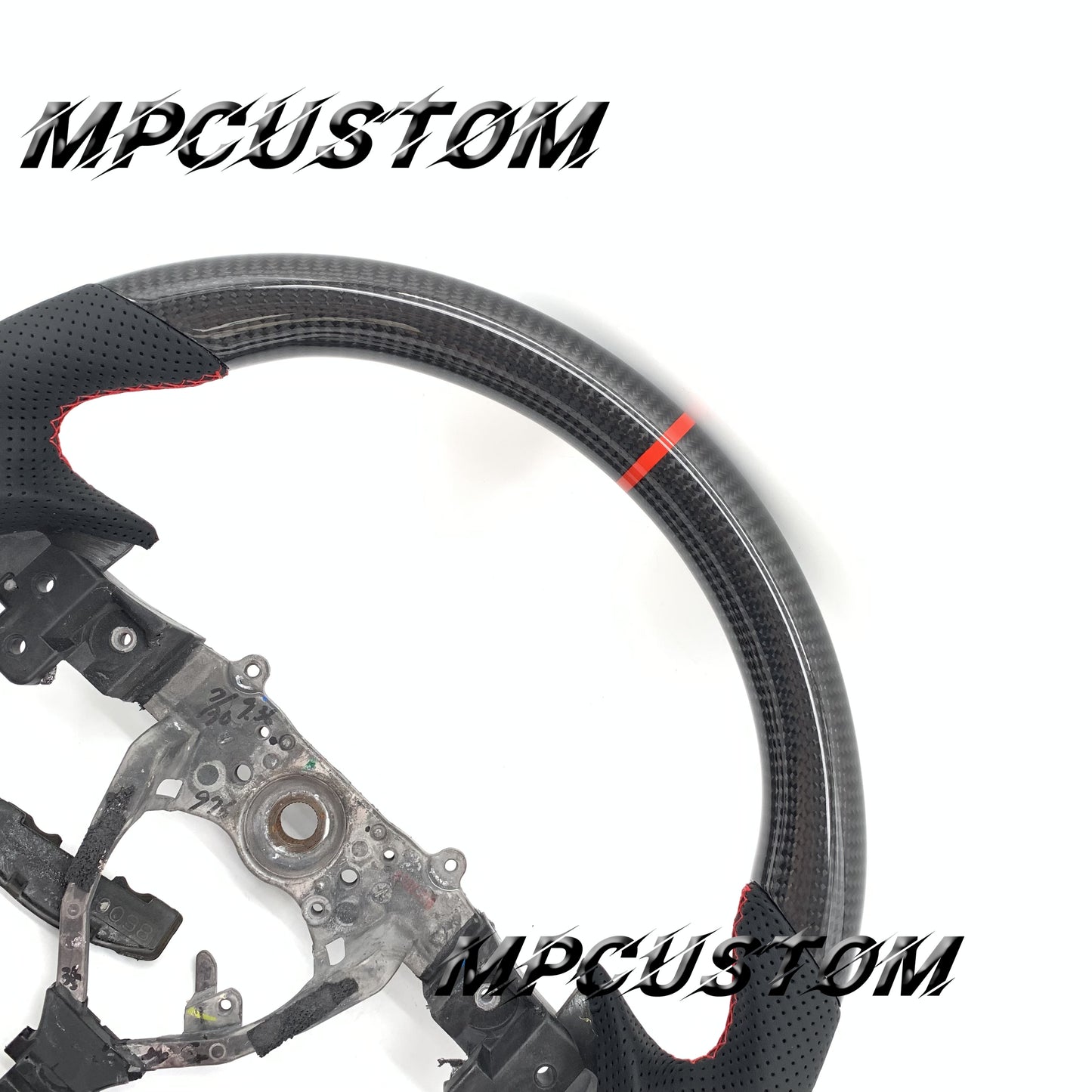 Mpcustom for Lexus gs 350 2008 carbon fiber steering wheel gloss