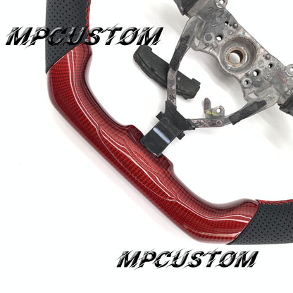 Mpcustom for Lexus gs 350 2008 carbon fiber steering wheel round top