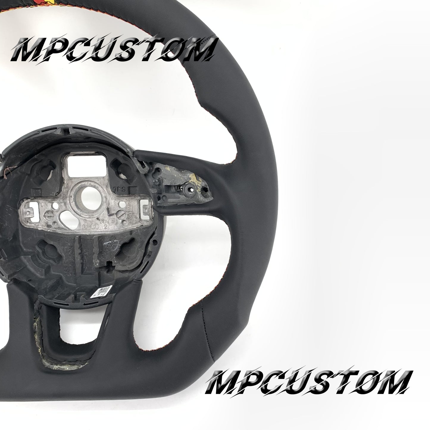 Mpcustom for Audi Q3 2011-2018 carbon fiber steering wheel round top