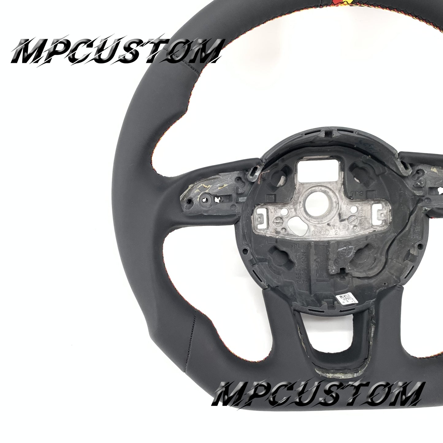 Mpcustom for Audi Q3 2011-2018 carbon fiber steering wheel round top