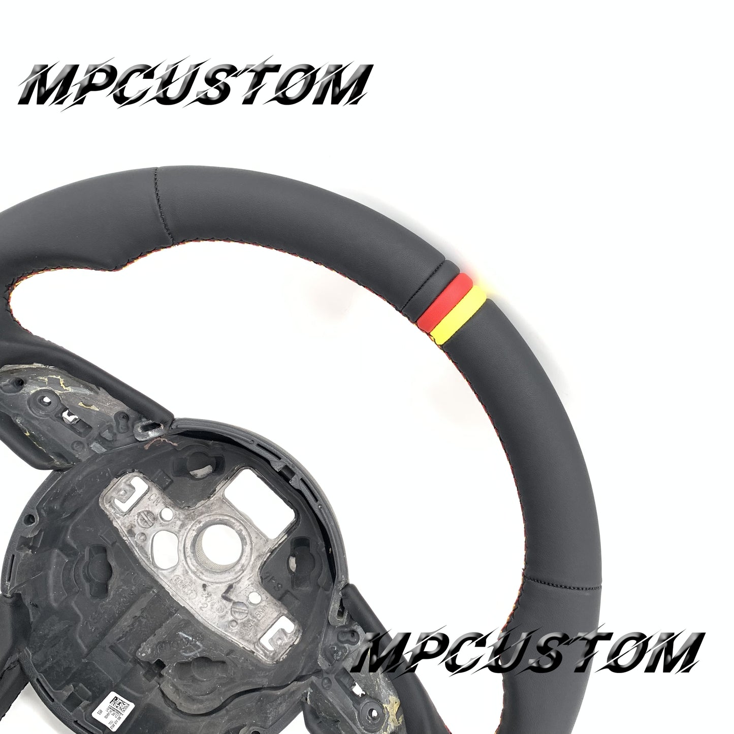 Mpcustom for Audi Q3 2011-2018 carbon fiber steering wheel smooth leather