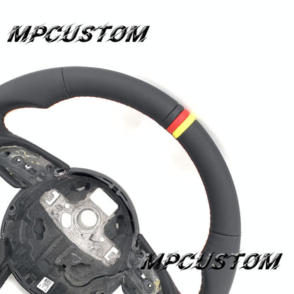 Mpcustom for Audi Q3 2011-2018 carbon fiber steering wheel round top