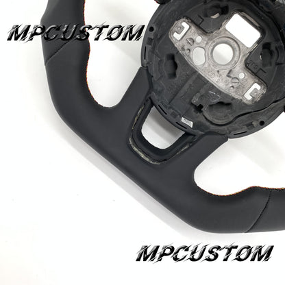 Mpcustom for Audi Q3 2011-2018 carbon fiber steering wheel smooth leather