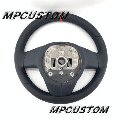 Mpcustom for Tesla new model S carbon fiber steering wheel smooth and round top
