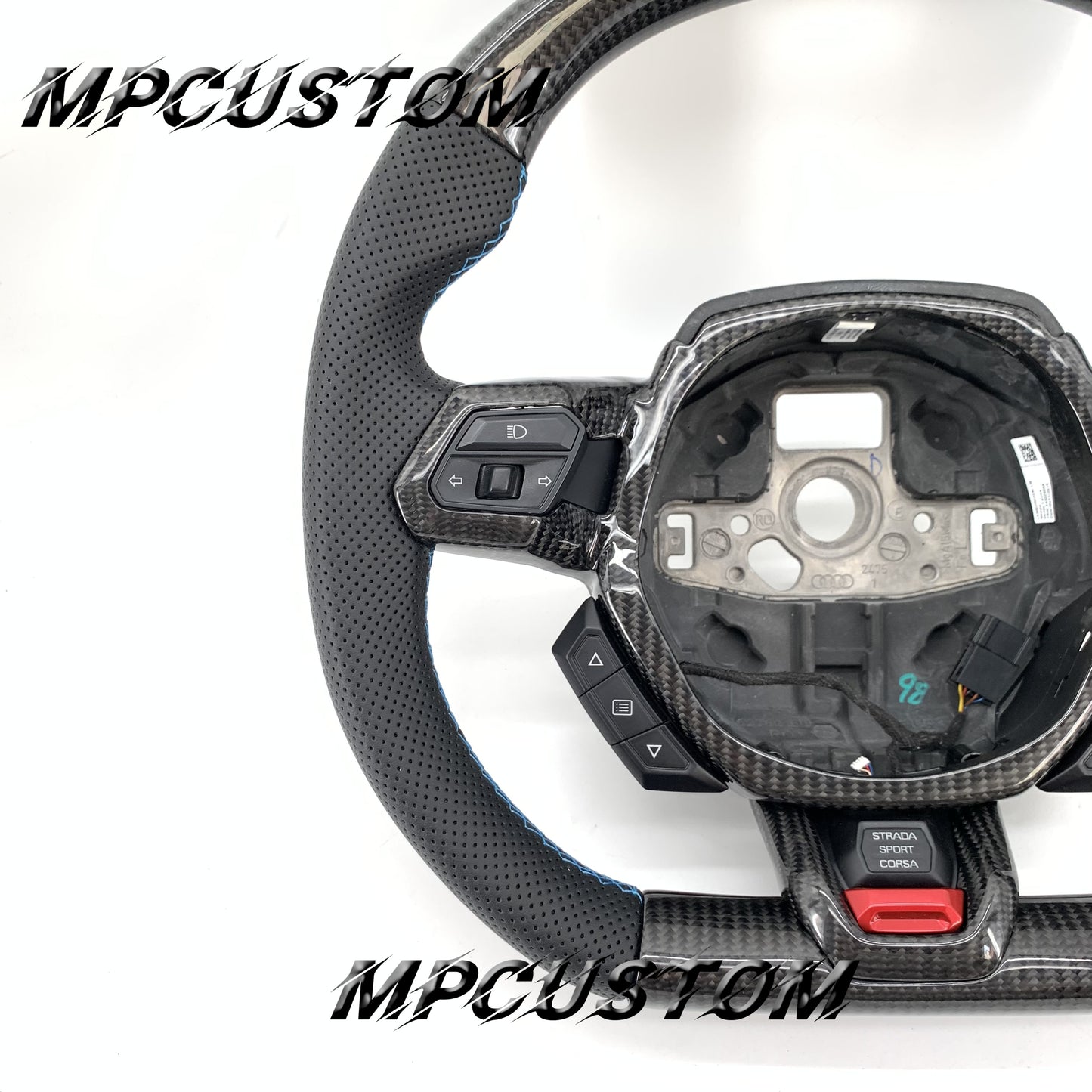 Mpcustom for Lamborghini Huracan 2014-2021 carbon fiber steering wheel gloss
